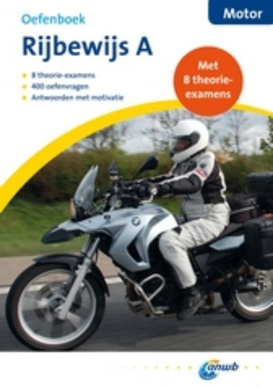 Oefenboek Theorie Motor - Rijbewijs A - Voorkant